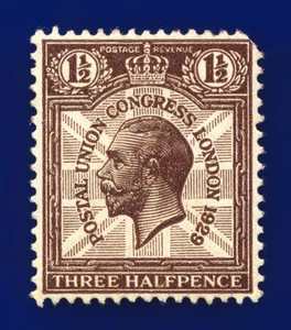 SG436 1929 11/2d púrpura-marrón PUC NCom7 MNH goma completa dqwt - Imagen 1 de 2