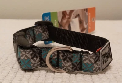 RC Pet Products Clip Dog Collar XSmall 5/8 wide 7”-9” X Factor Grey Blue - Image 1 of 3