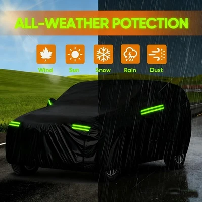 For BMW X6 Car Cover 6-Layer Outdoor Dust Frost Snow All Weather Protection USA Foto 1 de 4
