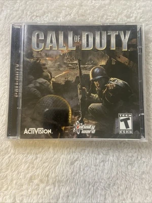 Call of Duty PC CD ROM Juego Juego 2 Discos Activision 2003 Infinity Ward Com De Colección Foto 1 de 4