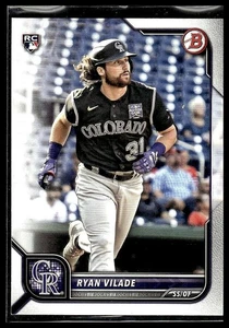 Ryan Vilade *TARJETA DE NOVATO* (RC) 2022 Bowman #100 - Imagen 1 de 2