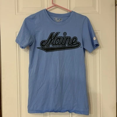 University of Maine Black Bears T-Shirt New Balance - Light Blue - Men’s Small - Image 1 of 4