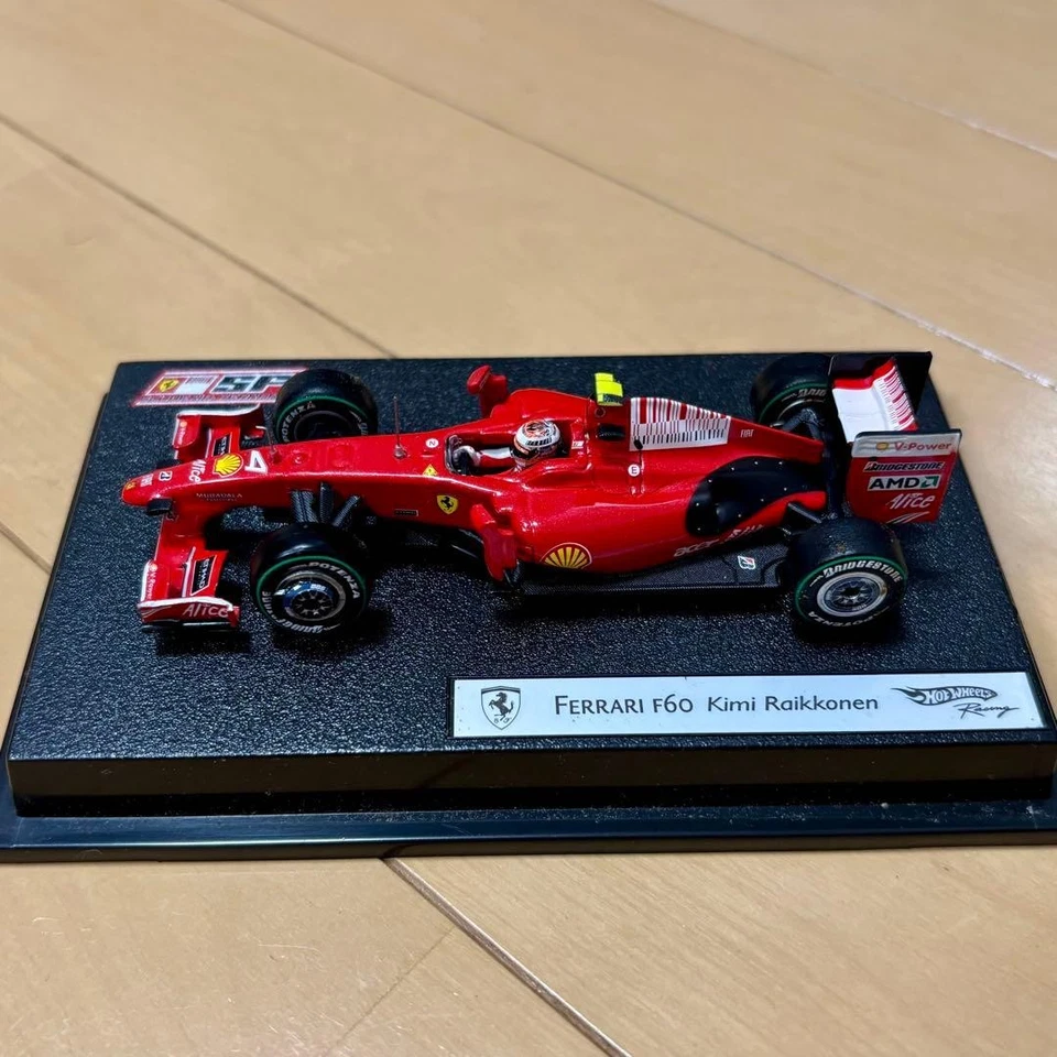 Modellino auto Mattel 1/43 Ferrari F60 K. Raikkonen codice a barre vintage... - Immagine 1 di 4