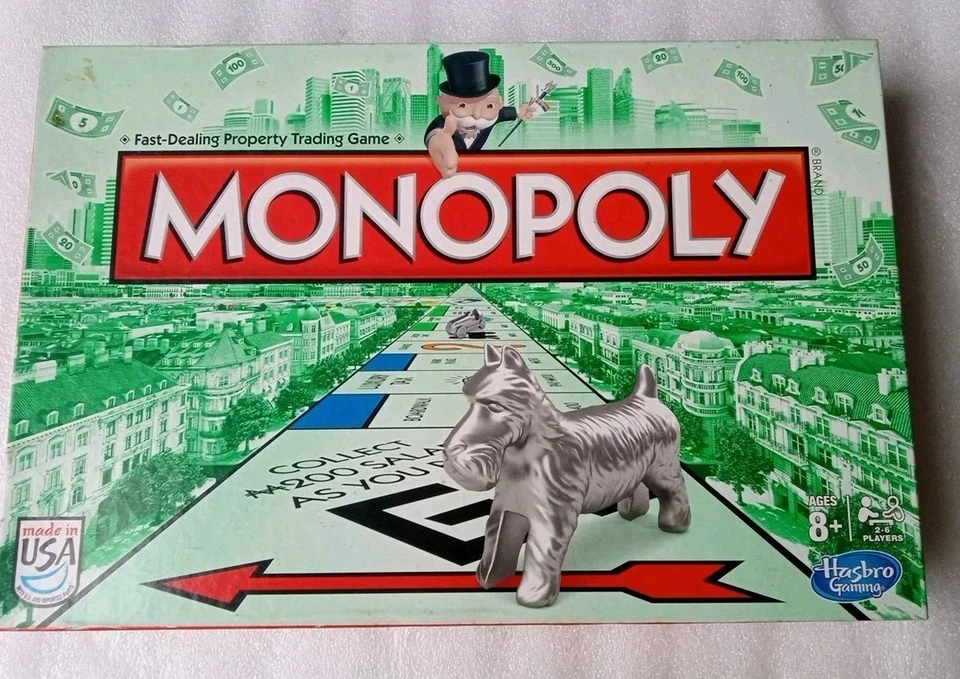 Monopoly 1998 Board Game Parker Brothers 00009 G