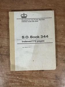 Vintage Public Service S O Book Alphabet ￼Indexed 172 Pages HMSO Unused - Picture 1 of 9