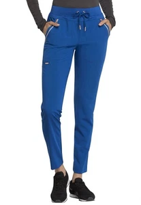 Cherokee Blue Scrubs Statement Mid Rise Tapered Leg Pull On Pant CK055 3XL Neu - Bild 1 von 9