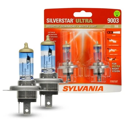 SYLVANIA 9003 SilverStar Ultra Halogen – Bright High/Low Headlights (2 Pack) - Image 1 of 4