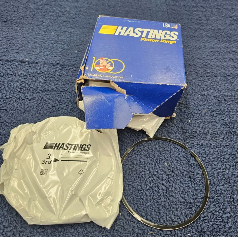 Anillo de pistón del motor Hastings 2M645030 para Select 62-76 Buick Chevrolet Pontiac Foto 1 de 4