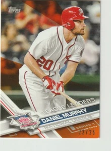 Daniel Murphy 2017 Topps Mini On Demand Orange 22/25 #84 Nationals - Picture 1 of 1