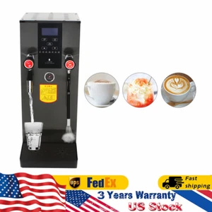 2500W Commercial Steam Water Boiling Machine Espresso Coffee Milk Foam Maker 12L - Picture 1 of 8