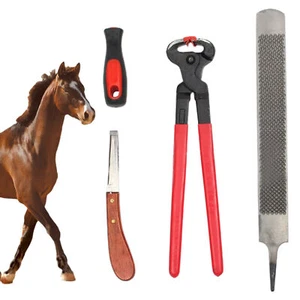 Horse Farrier Hoof Trim Tool Kit, Professional Horses Hoof Trimming - Picture 1 of 10