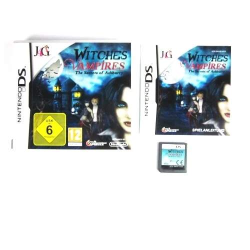 Nintendo DS Spiel Witches Vampires The Secret of Ashburry in OVP mit Anleitung - Bild 1 von 1
