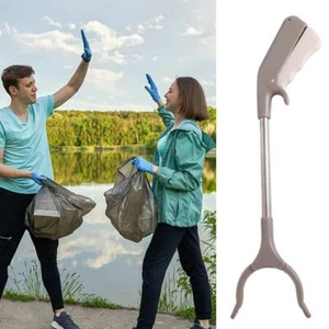 Long Reach Grabber Reacher Litter Picker Helping Hand Held Pick Up Tool 40cm UK - Picture 1 of 12