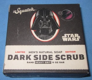 Barra de jabón Dr Squatch edición limitada 5 oz ~ exfoliante del lado oscuro de Star Wars - Imagen 1 de 4