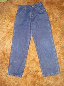 5 Pckt Legendary Gold Rustler Boys SZ 10 Regular Adjustable Waist Drk Blue JEANS - Picture 1 of 3