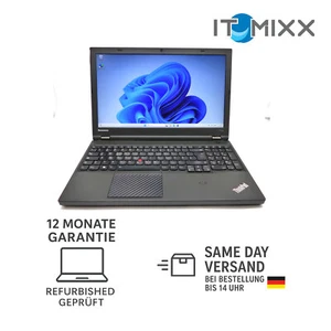 LenovoThinkpad T540p Core i7-4710MQ 2,5Ghz 500Gb 8Gb 15"DVDR WIND11 LTE - Bild 1 von 6