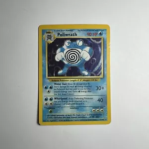 Vintage Pokémon Base Set Poliwrath Holo 13/102 - Picture 1 of 4