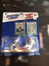 NEW 1989 Gary Carter & Eric Davis SLU Starting Lineup One On One Figure MLB SLU