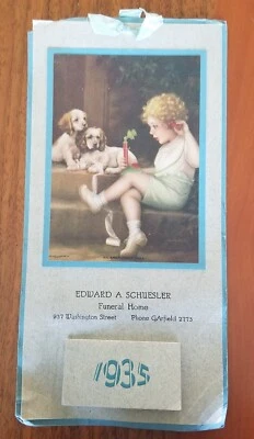 1935 Advertising CALENDAR - Image 1 of 2