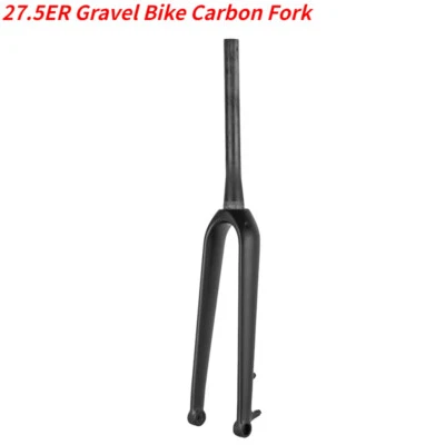 27.5er Gravel Bike Carbon MTB Rigid Fork Disc  Road Bike Fork Thru Axle 100x15mm - Image 1 of 4