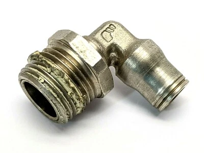 Legris 3609 Right Angle Push To Connect 1/4” Tube OD 3/8 NPT - Image 1 of 3