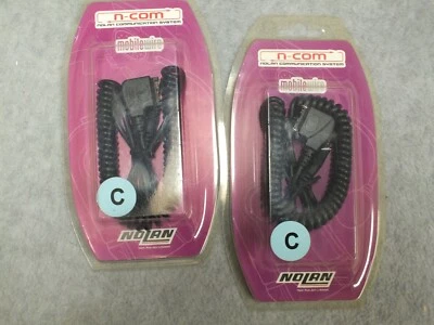 N-Com Nolan Cable Cable Móvil Tipo "C" Lote de 2 Nuevo en Caja Foto 1 de 3