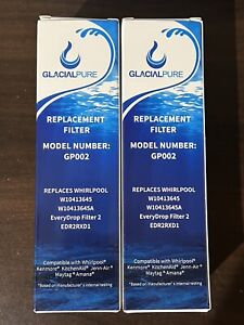 Glacial Pure Refrigerator Replacement Filter GP002/FILTER2 Lot of 2