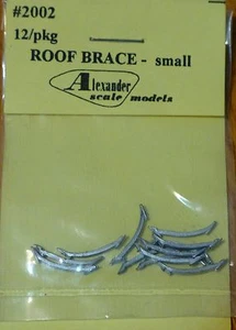 Alexander Scale Models #2002 Roof Brace - Small (Light Cast Metal) 12 in pkg - Picture 1 of 1