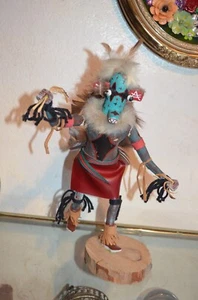 Hopi Kachina Wooden Doll Signed on bottom 13 inch - Picture 1 of 8