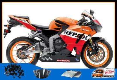 Fit for Honda 2013-2023 CBR600RR Orange Repsol Fairing Plastic Injection sB2 - Image 1 of 4