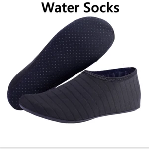 Water Socks Barefoot Skin Shoes Quick-Dry Aqua Beach Water Swim Sports Vacation - Picture 1 of 45