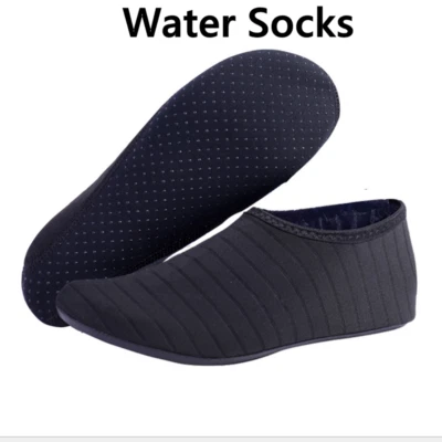 Water Socks Barefoot Skin Shoes Quick-Dry Aqua Beach Water Swim Sports Vacation  - Image 1 of 4
