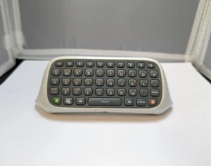 Microsoft XBOX 360 Chatpad Keyboard X814365-001 White Chat Pad OEM Genuine - Picture 1 of 6