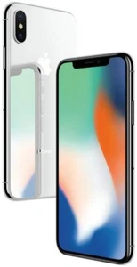 IPHONE X Reconditionné Super 64 GB Argent Silver Apple + Garantie 1 Année - Photo 1/2