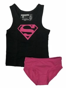 Supergirl Girls Underoos Underwear Set Tank Top Shirt & Panties X-Small 4 - Picture 1 of 1
