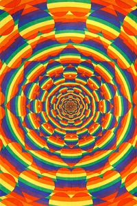 EQUALITY HEART TAPESTRY-SPECTRUM-RAINBOW-60X90 COTTON, HAS LOOPS - Picture 1 of 3