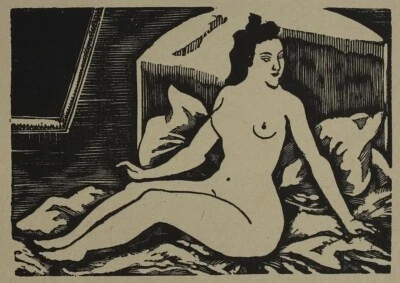 P-L Foujita, Les aventures du roi Pausole, bois, Mediterranea, 1926 - 1940 - Photo 1/2