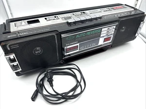 Panasonic RX-FM40 XBS AM/FM Radio Cassette Recorder Player Boombox Tested/Works - Picture 1 of 8