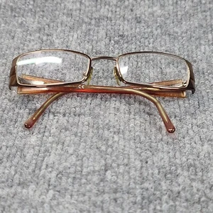Vogue Eyeglasss 50-18-135 Frame Only China Brown Metal Full Rim 972 - Picture 1 of 8