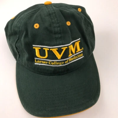 Sombrero UVM Vermont Larner College of Medicine Verde Algodón Amarillo Detalles Foto 1 de 4