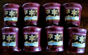 Yankee Candle VOTIVS, GLITTERING STAR, Konvolut 8 Stück, Selten - Picture 1 of 1
