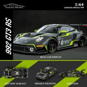 Aurora Model 1/64 Porsche 992 GT3 RS - Absolute Racing Limited 499pcs NEW SEALED - Picture 1 of 1