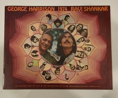 George Harrison 1974 Tour Guide Mint with Rare Correction Sheet - Image 1 of 4