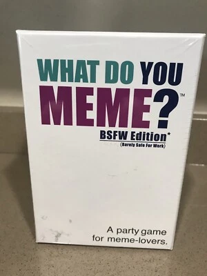 What Do You Meme? BSFW Barely Safe for Work Edition Card Game - Image 1 of 3