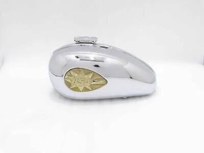 Gas Tank For Bsa A65 1968-69  2 Gallon Usa Spec In Chrome With Cap And Badges - Image 1 of 4