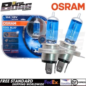 OSRAM Headlight Bulbs Halogen COOL BLUE ADVANCE H4 12V 60/55W - Picture 1 of 6