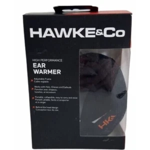 Hawke & Co High Performance Ear Warmers Unisex Adult One Size Black MSRP $32 - Picture 1 of 5
