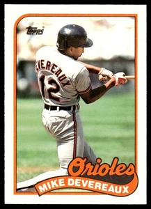 1989 Topps Traded Mike Devereaux #23T - Picture 1 of 2