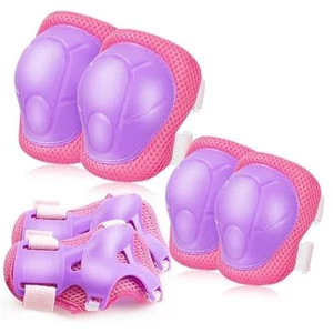 Basic Kids Protective Gear: Kids Knee Pads and Elbow Pads with Wrist Guards - Picture 1 of 7