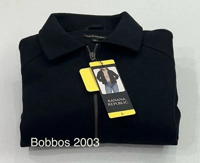 Banana Republic женщин полный молнии куртка, черный, размер S - Изображение 1 из 4